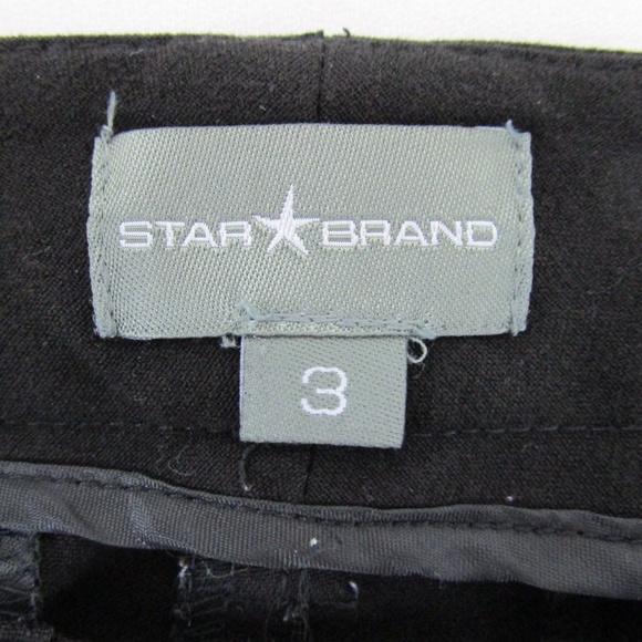 Basic Black Wide Leg Dress Pants - Picture 6 of 7